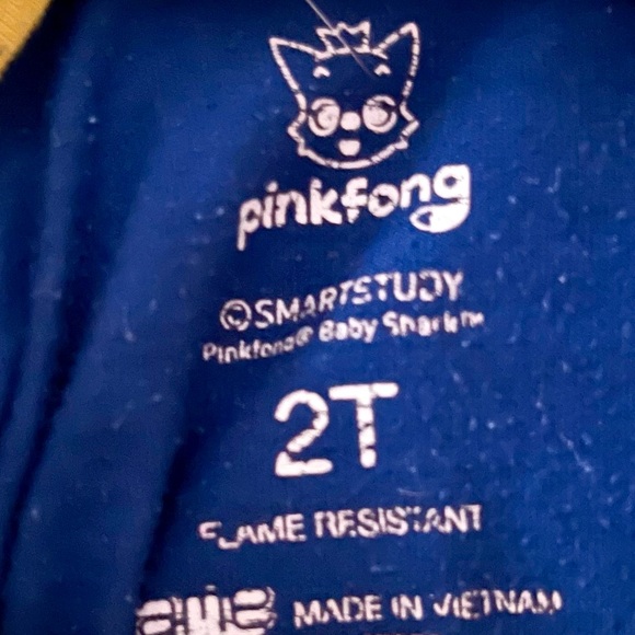 Pink Fong 2T Baby Shark Pj 2 Pc - Picture 3 of 4